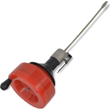 vidaXL Rohrreinigungsgerät, manuell/motorisiert, 8 m