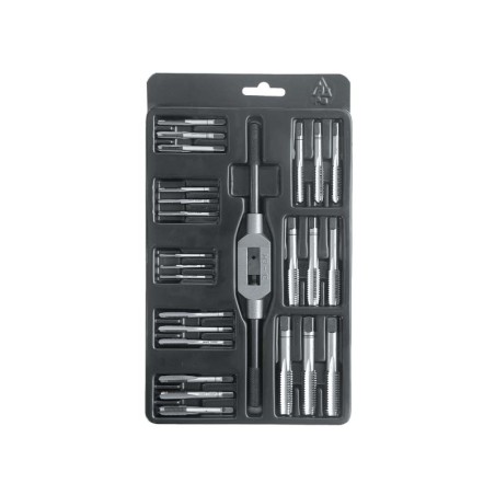 Modeco Gewindebohrer-Set mit Drehknopf, 25-teilig (MN-62-308)