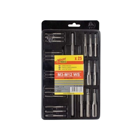 Modeco Gewindebohrer-Set mit Drehknopf, 25-teilig (MN-62-308)