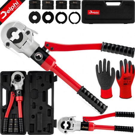 Delphi Tools PEX-Rohrpresszange – Hydraulikpresse 16–32 mm