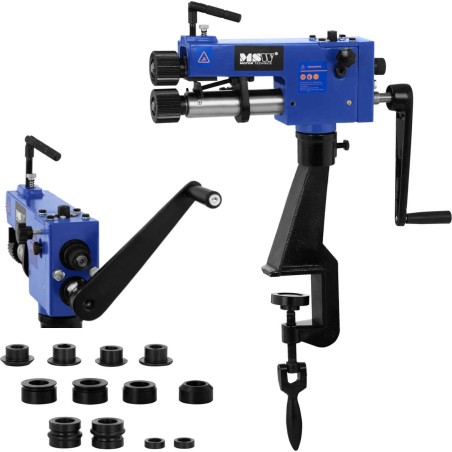 MSW Hand-Nuten-, Rillen- und Rundungsmaschine für Bleche, Stärke 0,8 mm, 6 Matrizen Hand-Nuten-, Rillen- und Rundungsmaschine für Bleche, Stärke 0,8 mm, 6