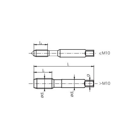 Fanar Handgewindeschneider M10, 3 Stück (A4-235D51-0100)