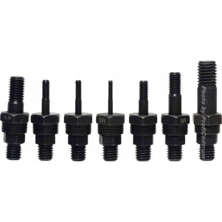 Silver SILVER Nietzange für Nietmuttern, Adapter für Akkuschrauber, 13-teilig, 3-in-1