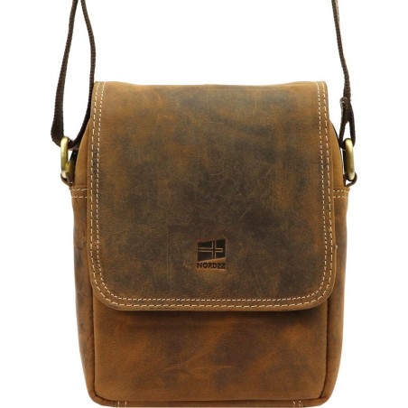 Nordee Herren-Gürteltasche aus Naturleder Nordee MSD-03 GM04 NoSize