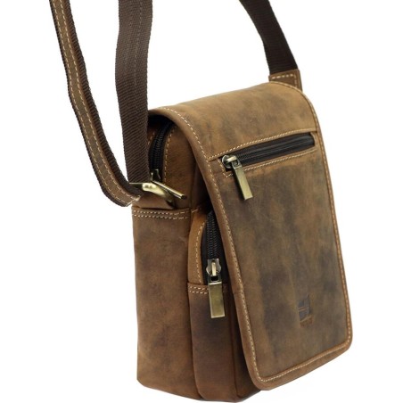 Nordee Herren-Gürteltasche aus Naturleder Nordee MSD-03 GM10 NoSize