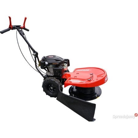Benzin-Rasenmäher MasterCut MASTERCUT SGP500 – Benzin-Trommel-Rasenmäher für Gras, Gestrüpp und Büsche mit Antrieb