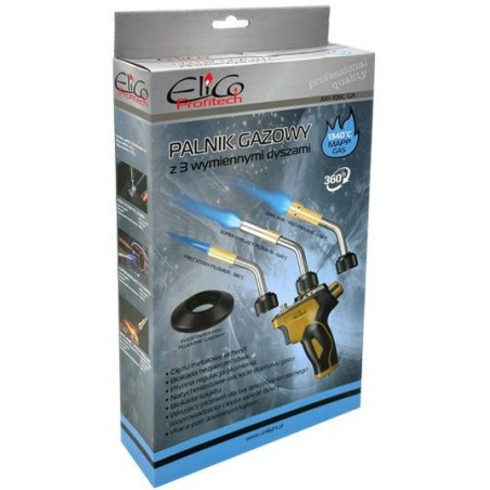 GASBRENNER MAP.PROF MIT DREI DÜSEN AX1-106CGA – VENTIL CGA600