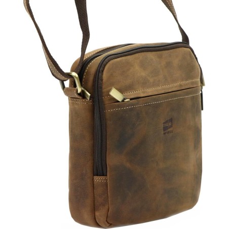 Nordee Herren-Gürteltasche aus Naturleder Nordee MSD-03 GM07 NoSize