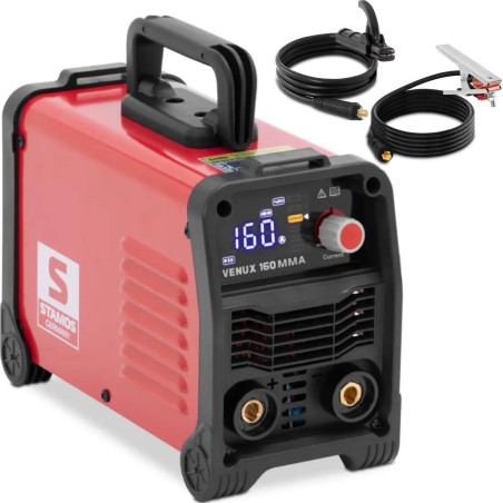 Stamos Germany MMA- und WIG-Schweißgerät Liftarc Smart Select Hot Start Arc Force VRD 20–160 A MMA- und WIG-Schweißgerät Liftarc Smart Select Hot