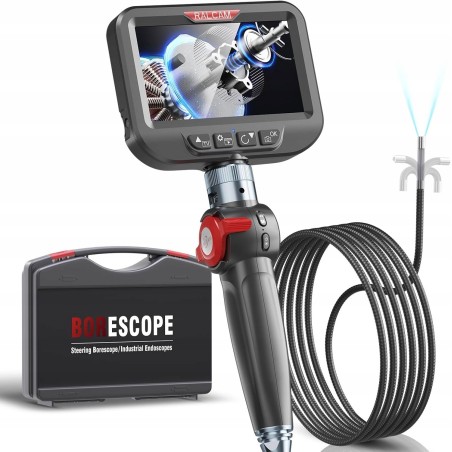 Ralcam Endoskopkamera H406B für Inspektionszwecke, 6,2 mm, HD, 4,3", teleskopisch, 2024