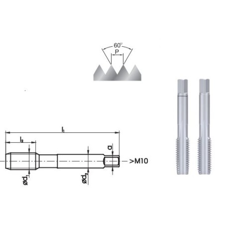 Fanar Handgewindeschneider M20, 2 Stück (A1-220001-0200)