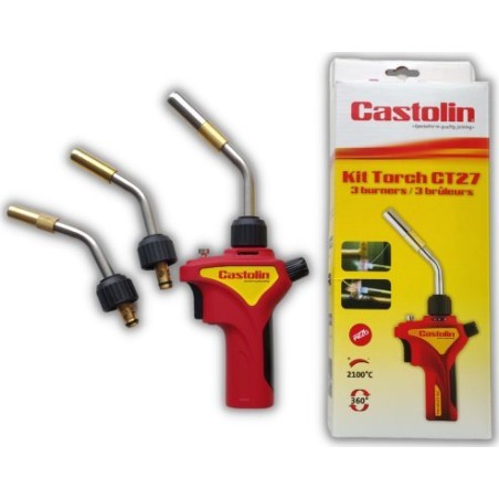 Castolin LÖT- UND SCHWEISSBRENNER CT27 MIT 3 DÜSEN (1 STÜCK)