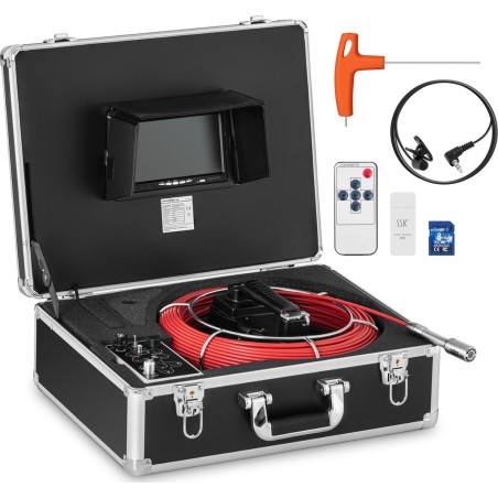 Steinberg Inspektionsendoskop mit 7-Zoll-TFT-LCD-Bildschirm, Rohrdurchmesser 40–80 mm, Länge 50 m Inspektionsendoskop mit 7-Zoll-TFT-LCD-Bildschirm, Rohrdurchmesser 40–80