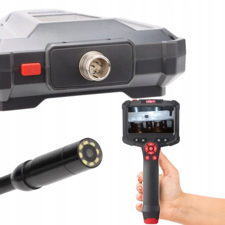 Endoskop, 1 m, 4,3-Zoll-HD-Bildschirm, 300K-HD-Kamera, IP67, UNI-T