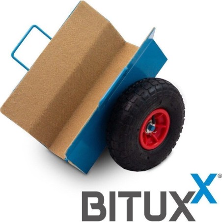 Bituxx-Werkzeugwagen Zusammenklappbarer Bituxx-Transportwagen für den Transport von Gipskarton-, OSB- und MDF-Platten, Tragkraft bis zu 275 kg