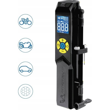 Intertec MICHELIN Autokompressor – Akku-Luftpumpe – Kompressor zum Aufpumpen von Reifen