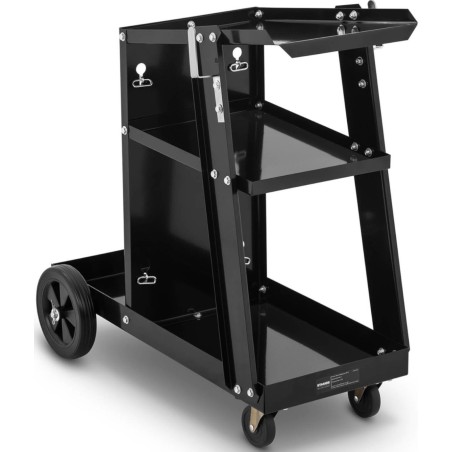 Stamos Germany Werkstatt-Schweißwagen mit Platz für eine Gasflasche und 3 Ablagen bis 80 kg Werkstatt-Schweißwagen mit Platz