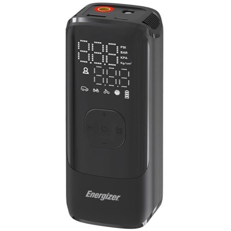 Energizer PAC4000 Powerbank mit Kompressor, 2000 mAh, 15 W, 150 PSI, 1x USB-C, 1x USB-A