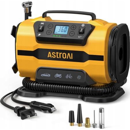 Tragbarer Kompressor für AstroAI-Räder ATJ-8366, 150 PSI, 12 V Gleichstrom/110 V Wechselstrom