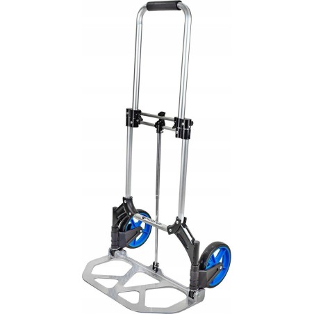 Forsage-Werkzeugwagen: Zusammenklappbarer Plattformwagen mit Teleskopgriff – Tragkraft: 70 kg