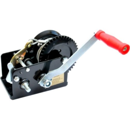 Handwinde DWK-25V, Stahlseil, Zugkraft 1133 kg, Seillänge 10 m