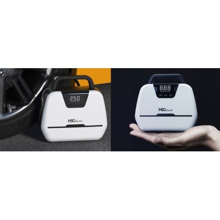 Mbg Line Autokompressor, 12 V / 230 V, LED-Pumpe mit LCD-Display