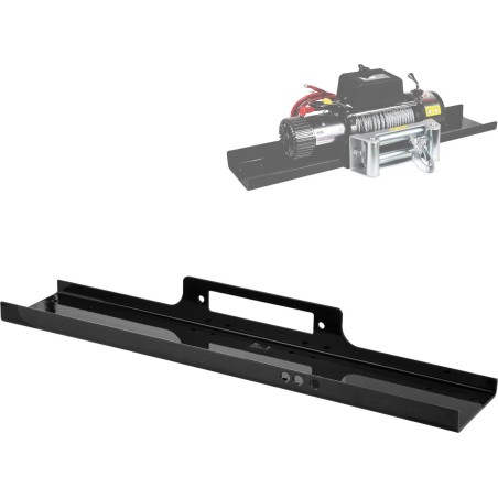 MSW Montageplatte für Offroad-Winden bis 6136 kg Montageplatte für Fahrzeugwinden