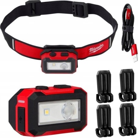 Milwaukee Akku-Taschenlampen-Set IR HL450PL250