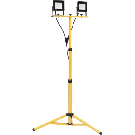 vidaXL LED-Scheinwerfer mit Ständer, 2×20 W, warmweißes Licht