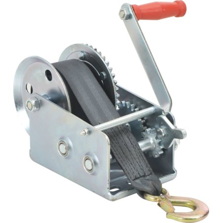 vidaXL Handwinde mit Gurt, 1130 kg