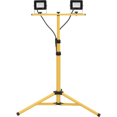 vidaXL LED-Scheinwerfer mit Ständer, 2×20 W, kaltweißes Licht