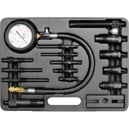 Yato Kompressionsdruckmesser für Dieselmotoren, 16-teilig, YT-7307