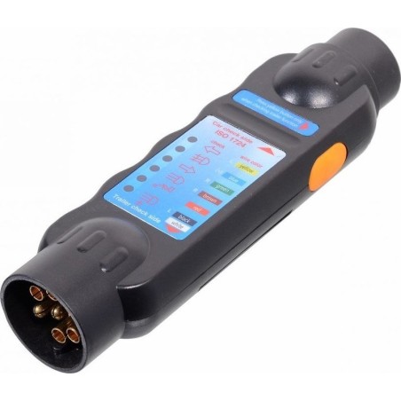 Compass-Prüfgerät für Anhängersteckdosen, 7-polig