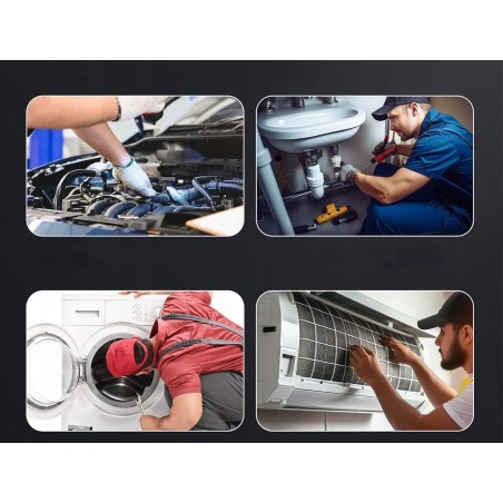 Ralcam Endoskopkamera 6,2 mm, Endoskop F606B 360, 4,3", Inspektionskamera, neu