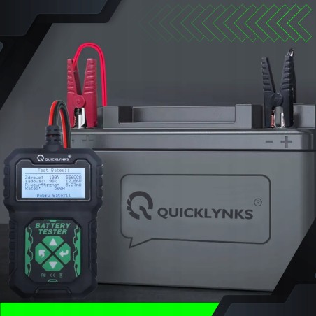 SKLEPLEDY Batterietester für 12-V-Batterien bis 220 Ah