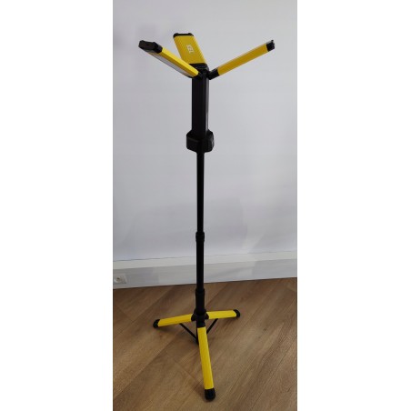 PLASTROL LED-Werkstattlampe mit drei Leuchten auf Stativ LW-3AS