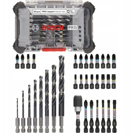BOHRER- UND BITS-SET PRO Metal Set