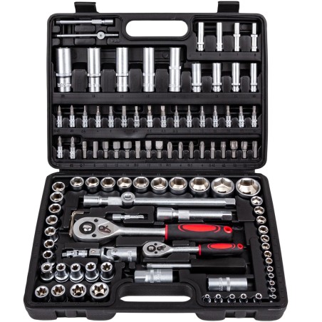 Werkzeugset, Schraubenschlüssel und Torx-Bits MASTIFF, 108-teilig, MFSC108 KLU17