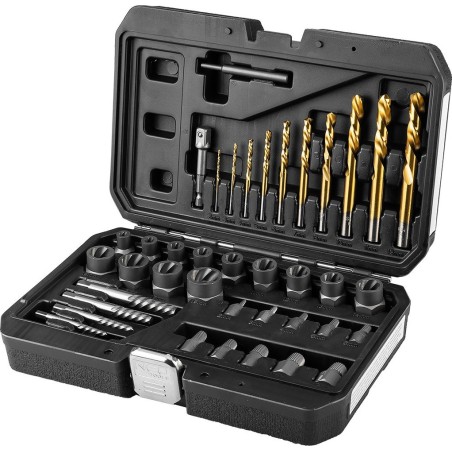 Set für festsitzende Schrauben (mit Bohrern und Schraubendrehern), 40-teilig