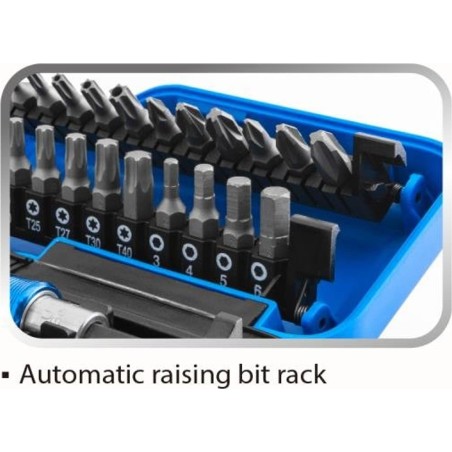 King Tony Werkzeugset 1/4"-Bit-Set mit Ratsche, 26-teilig, King Tony