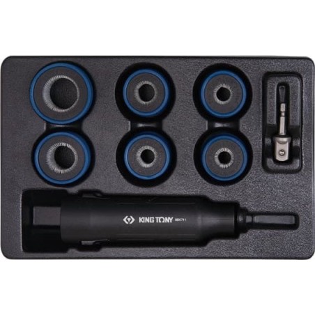 King Tony REINIGUNGSSET FÜR SCHRAUBEN UND STIFTE, 8-teilig, King Tony