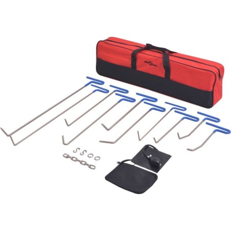 vidaXL 16-teiliges Set zum Ausbeulen von Dellen, Edelstahl (210397)