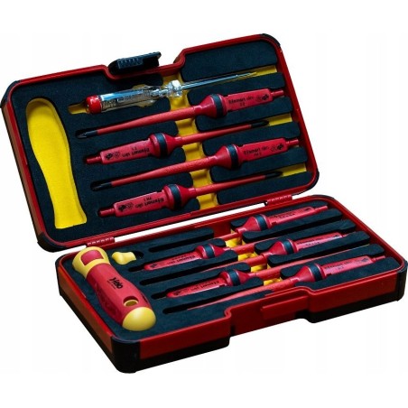 Felo-Werkzeugset Elektrisches Set XL-Strongbox FELO – E-SMART SLIM / [12-teilig]