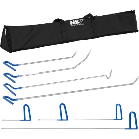 MSW PDR-Reparaturset zum Ausbeulen von Karosseriebeulen, 8 Stäbe