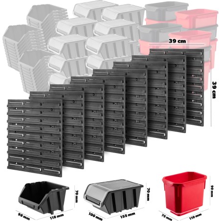Kadax-Werkzeugset KADAX-Werkzeugset: Tafel 156 x 78 cm, 8 x 39 x 39 cm