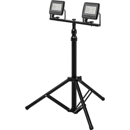 Neo Doppelstrahler 2x30W SMD-LED 5400 lm auf 1,8 m hohem Stativ (99-061)