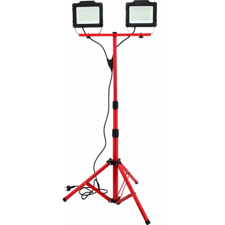 AWTools AWTOOLS SMD-LED-Scheinwerfer mit Stativ, 2×50 W