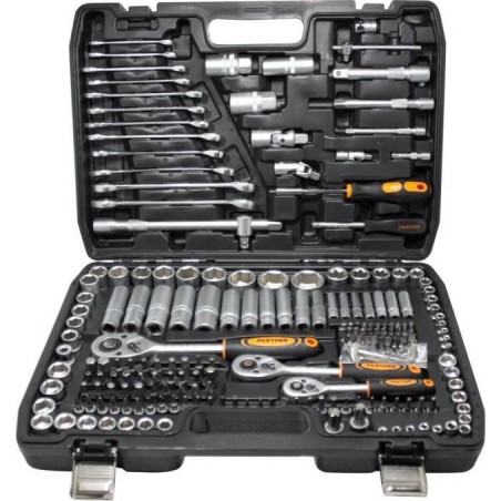 Partner-Werkzeugsatz, 1/4", 1/2" und 3/8", 216-teilig (Sechskant) (4–32 mm)