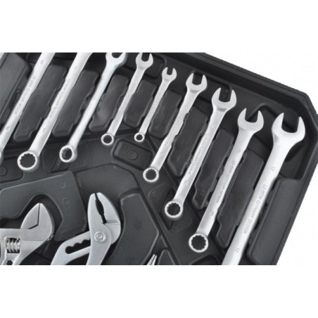 Geko-Werkzeugset Werkzeugkoffer mit 187-teiligem Inhalt (Ratschenschlüssel) (1)