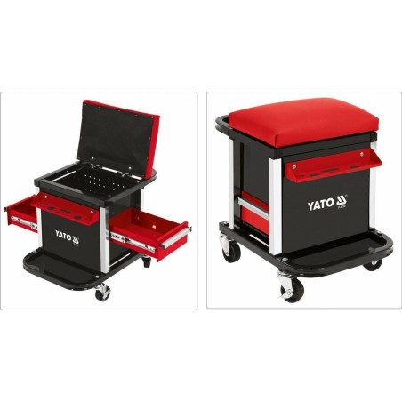 Yato YATO Werkstatt-Hocker mit Schubladen YT-08790